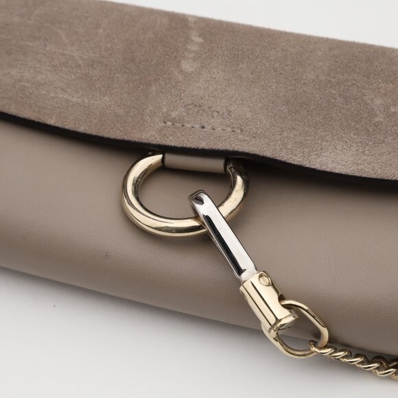 Auth Chloe Faye Small Leather Suede Bag - Picture 3 of 17